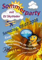 05.07.2008 - "Sommerparty" mit DJ SkyVader im "Relaxxx"