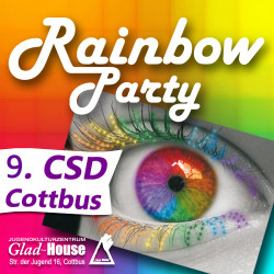 Rainbowparty zum 9. CSD Cottbus mit DJ Caramel Mafia und Metthew Black im Glad-House