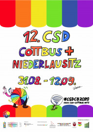 12.09.2020 - 12. CSD Cottbus & Niederlausitz unter dem Motto: "Mit uns müssen Sie rechnen."