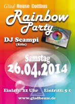 26.04.2014 - Rainbowparty mit DJ Scampi (Köln) im Glad-House