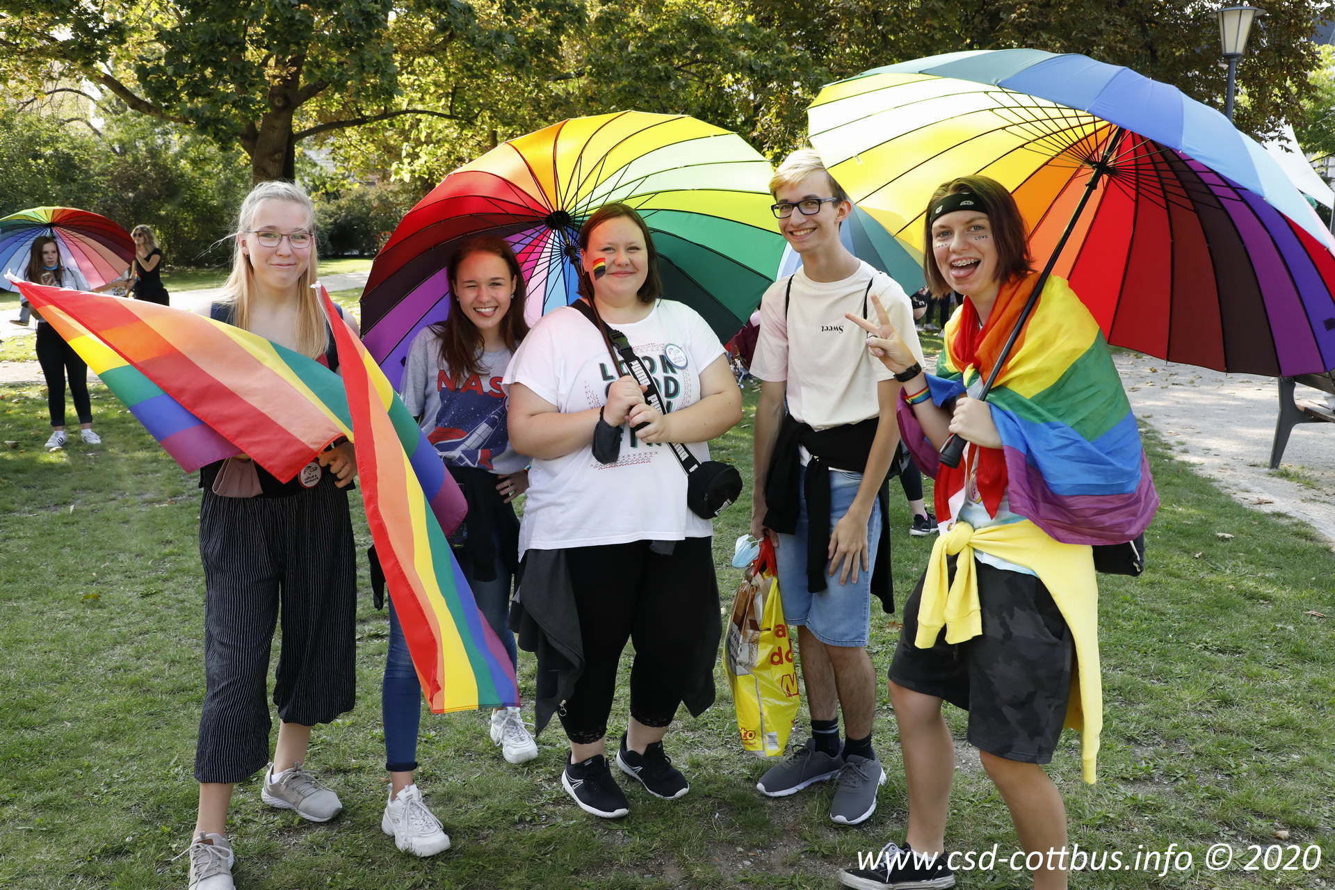 12.09.2020 - 12. CSD Cottbus & Niederlausitz unter dem Motto: "Mit uns müssen Sie rechnen."