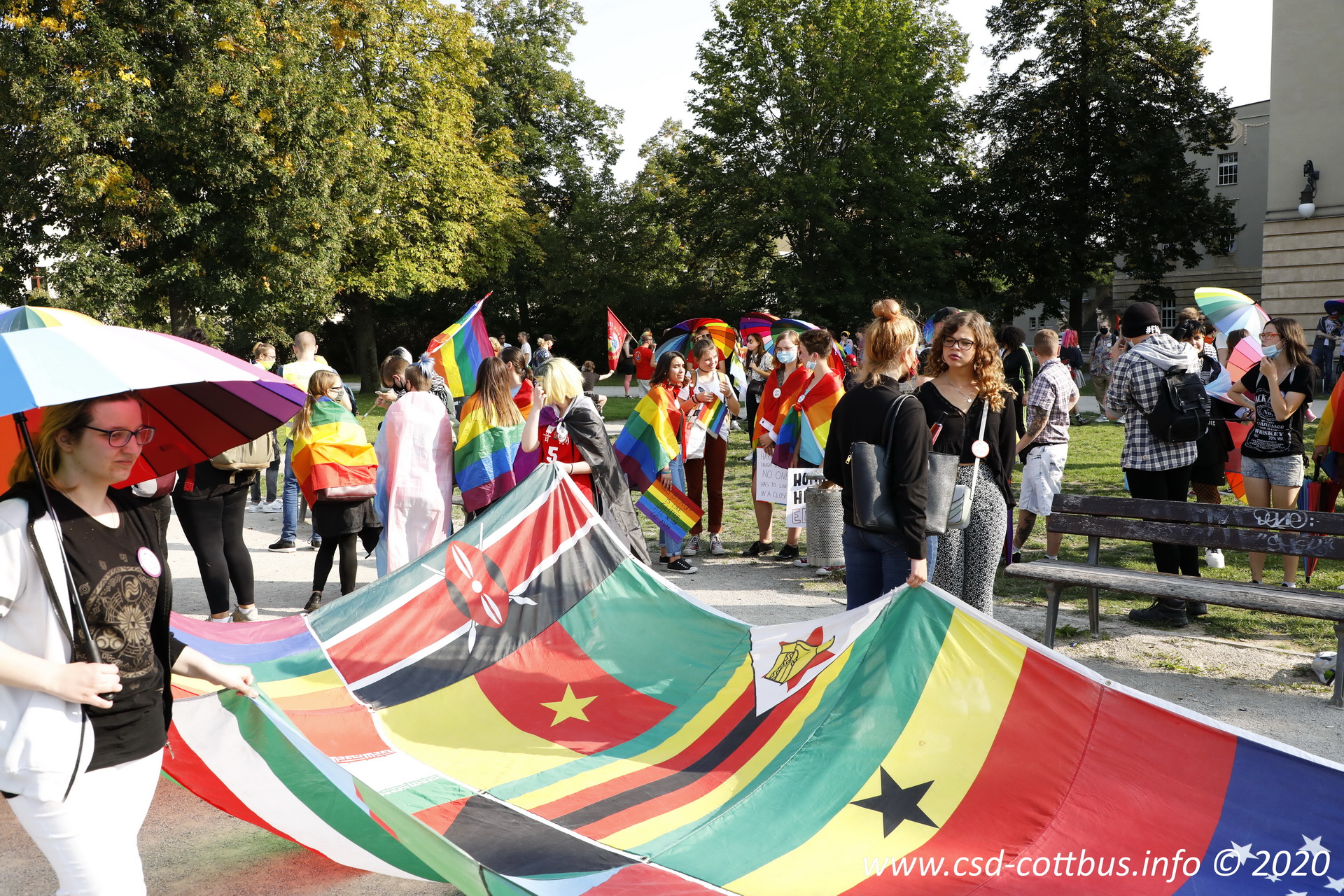 12.09.2020 - 12. CSD Cottbus & Niederlausitz unter dem Motto: "Mit uns müssen Sie rechnen."