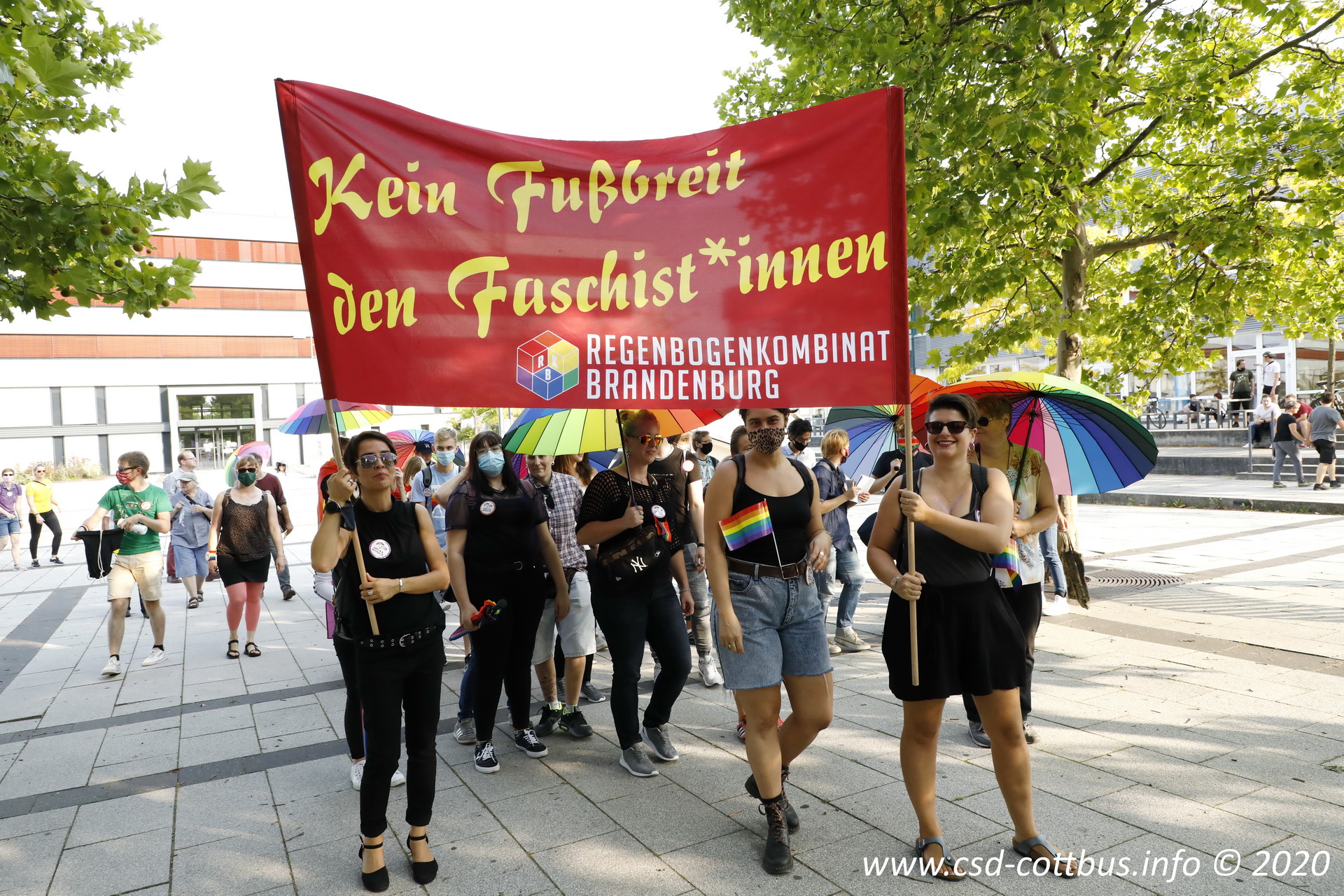 12.09.2020 - 12. CSD Cottbus & Niederlausitz unter dem Motto: "Mit uns müssen Sie rechnen."