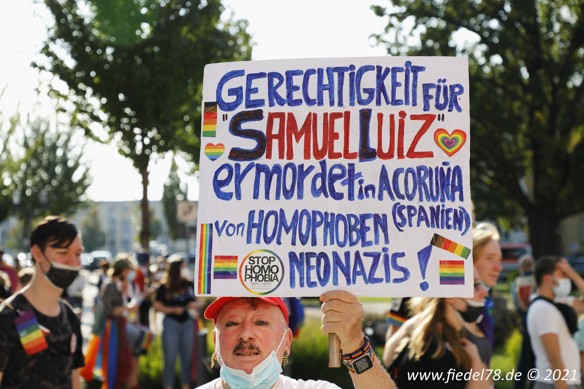 04.09.2021 - 13. CSD Cottbus & Niederlausitz unter dem Motto: "Große Hürde Menschenwürde"