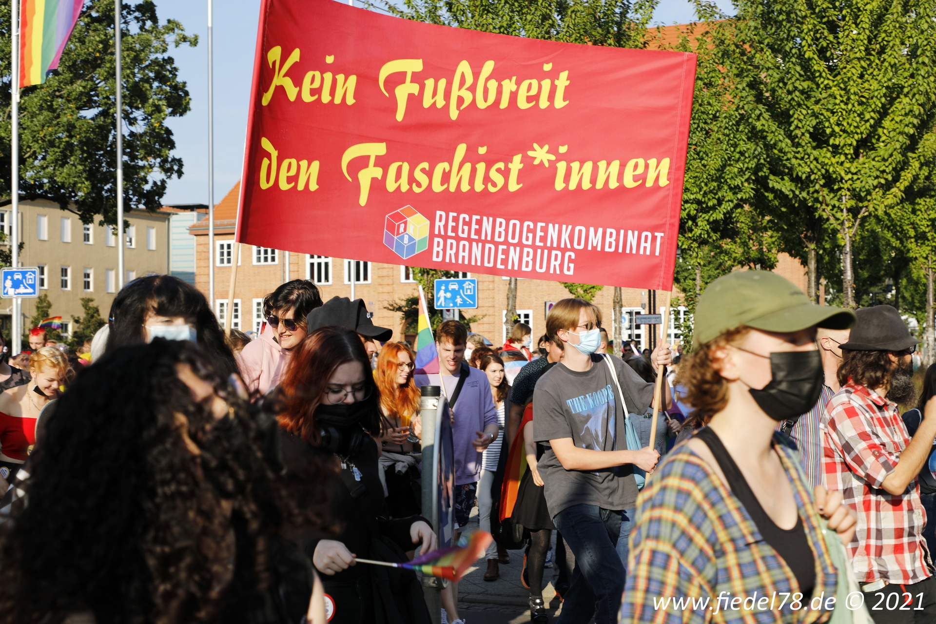 04.09.2021 - 13. CSD Cottbus & Niederlausitz unter dem Motto: "Große Hürde Menschenwürde"